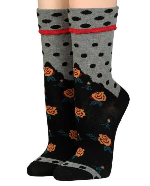 Crönert Socken Rosen 17206