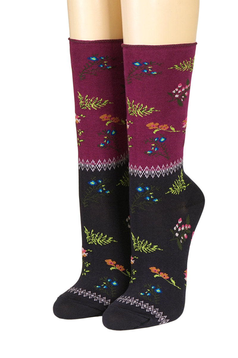 CRÖNERT Damensocken mit Rollrand Lotti 18218