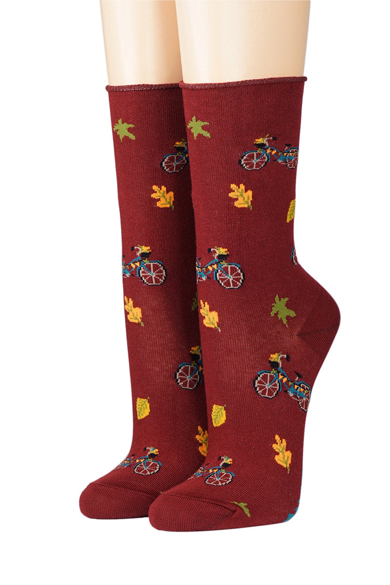 CRÖNERT Damensocken mit Rollrand Fahrradtour 18250