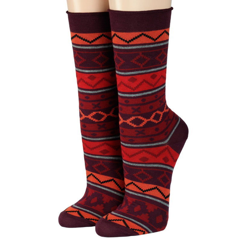 Crönert Socken gemustert Azteken