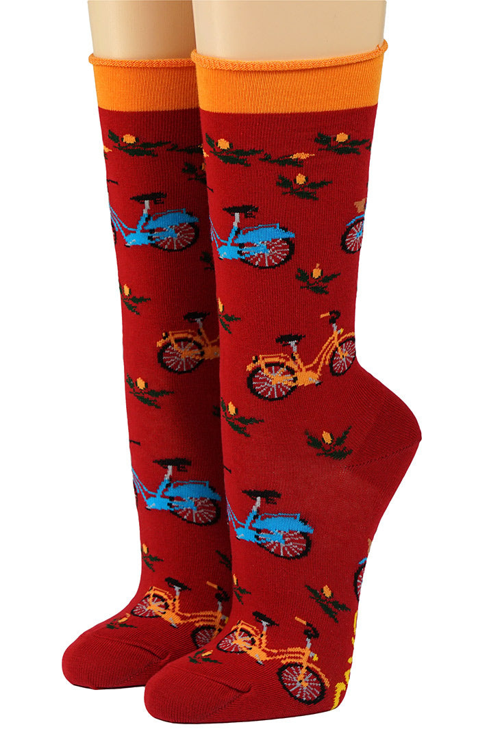 Crönert Socken Fahrrad Rot 