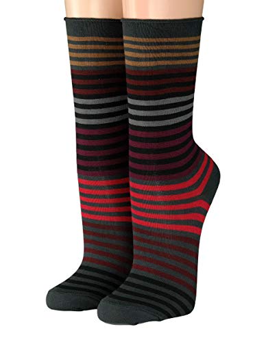 Crönert Socken Rollrand Multiringel 26502 Anthrazit 