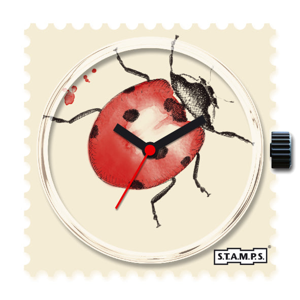 Stamps Zifferblatt Marienkäfer Ladybug