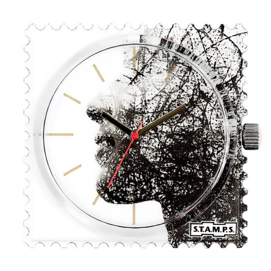 STAMPS Uhr Zifferblatt Human Vision wasserfest