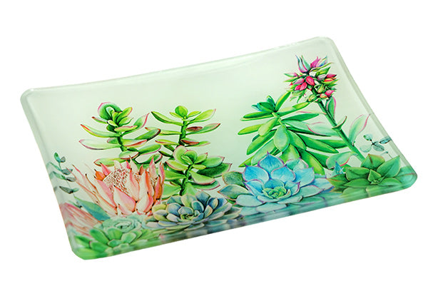 Michel Design Works Seifenschale Glas - Pink Cactus