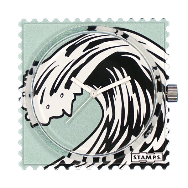 Stamps Uhr Wild Water hohe Welle 