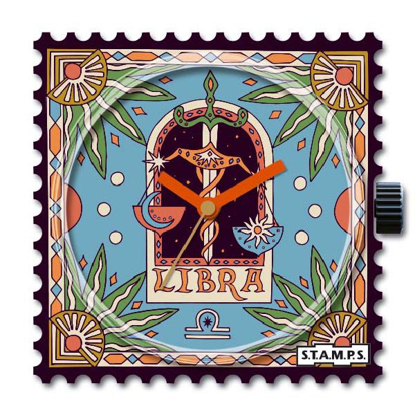 Stamps Uhr Sternzeichen Waage Libra
