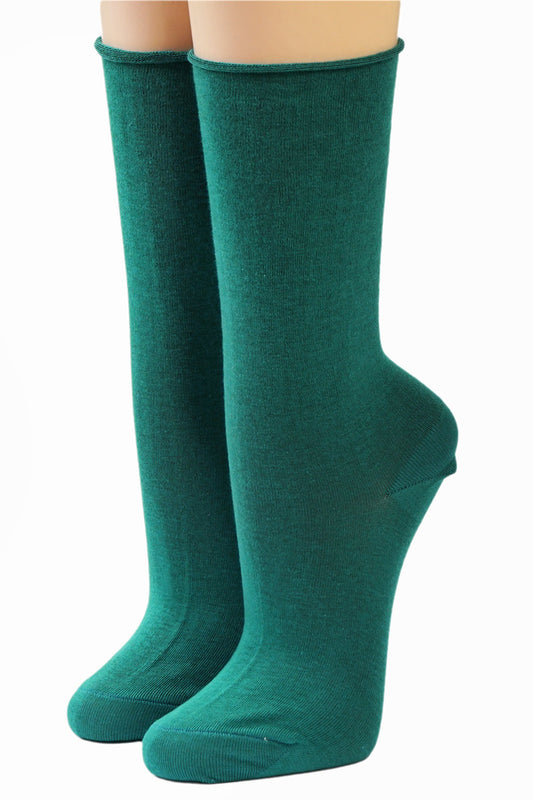 Crönert Longsocks Söckchen einfarbig smaragd18330