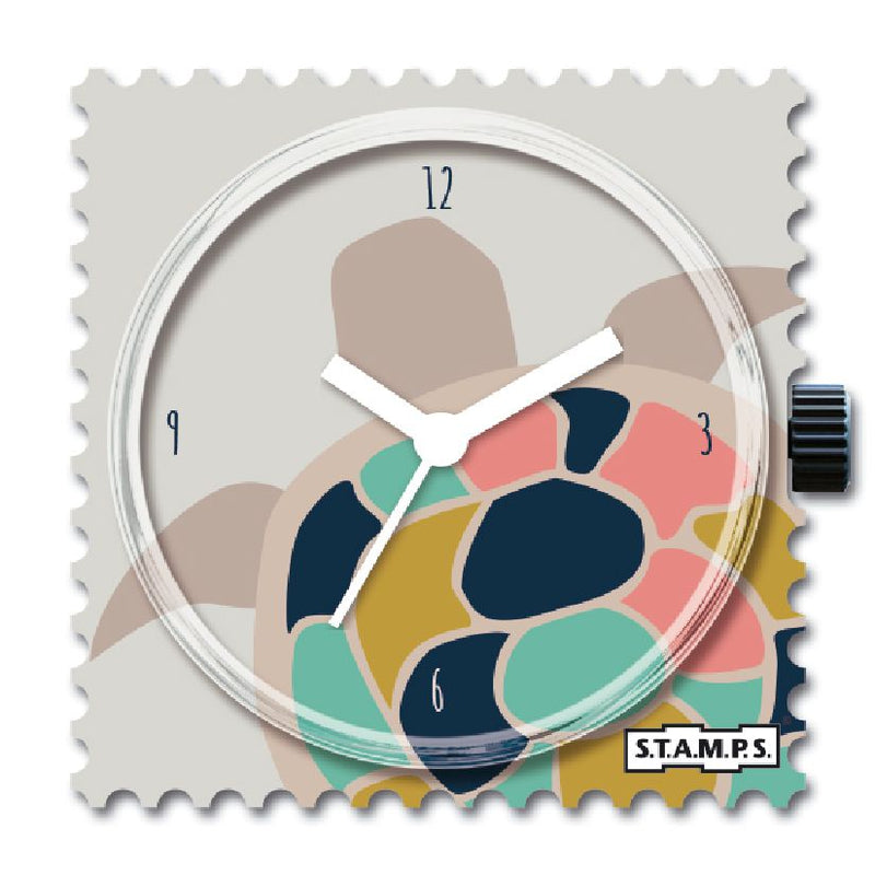 Stamps Schildkröte Zifferblatt