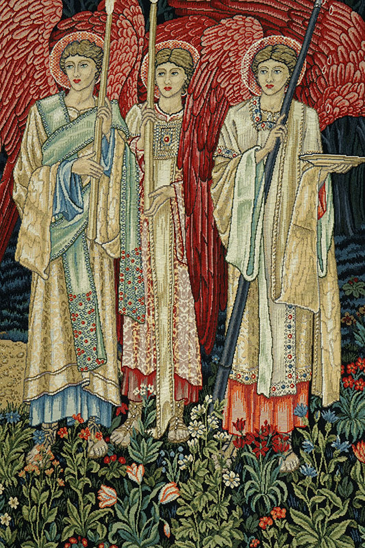 Belgian Tapestries Wandbehang Gobelin Die Suche nach dem heiligen Gral 145 x 100 cm