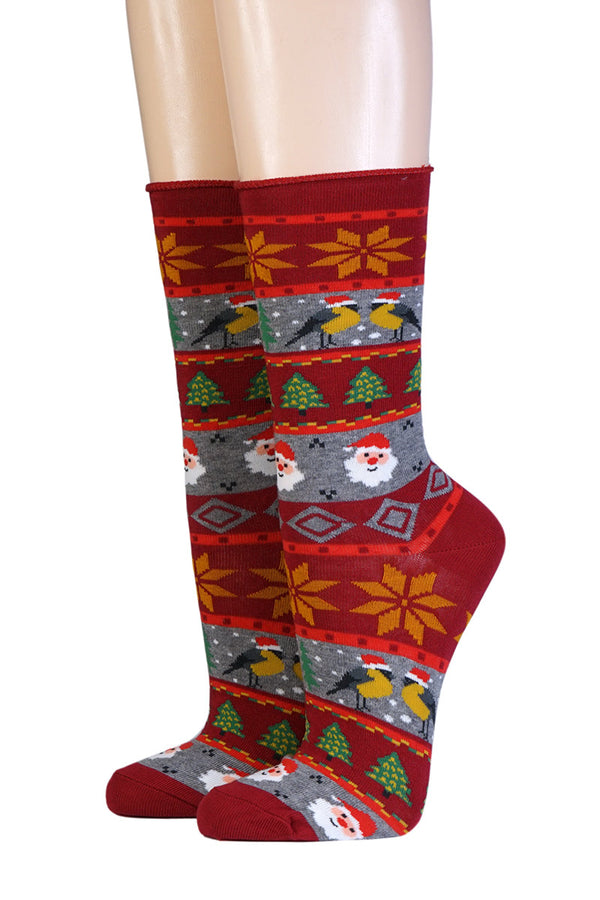 Crönert Weihnachtssocke rot