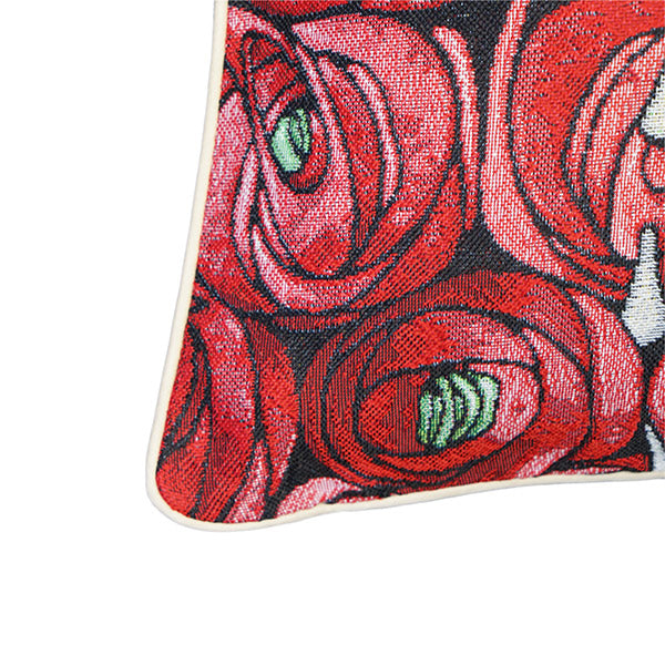 Signare ® Kissenhülle 45 X 45 cm Mackintosh Rose & Tear Drop Gobelinkissen