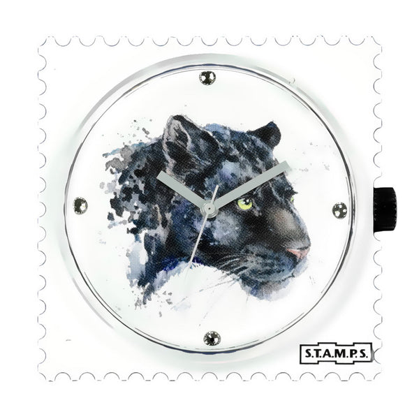 S.T.A.M.P.S. Zifferblatt Diamond Panther with Crystals