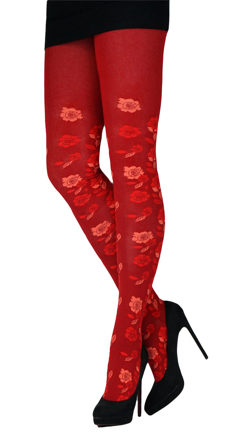 Strumpfhose Rosen 72601