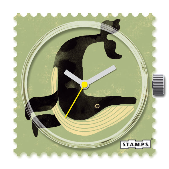 Stamps Zifferblatt Wal