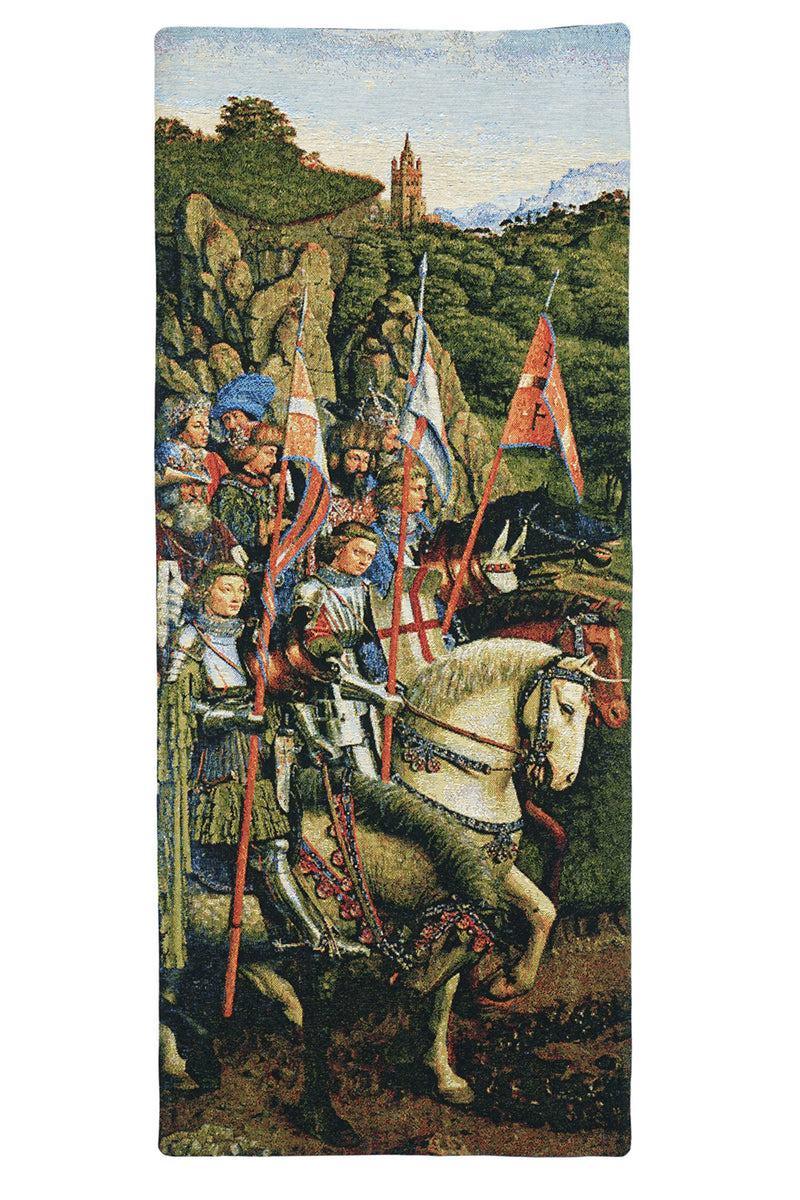 Wandbehang Ritter Pferd Gobelin 82 x 35 cm