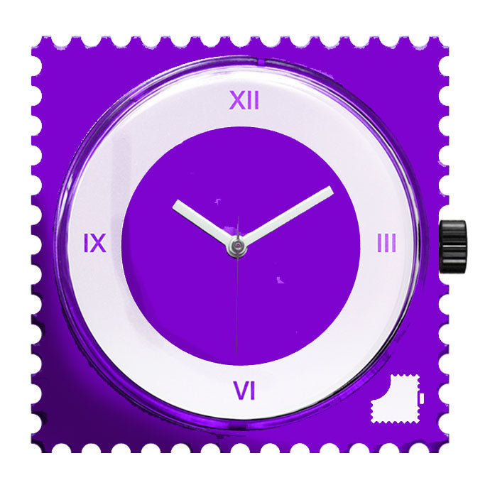 Stamps Zifferblatt lila