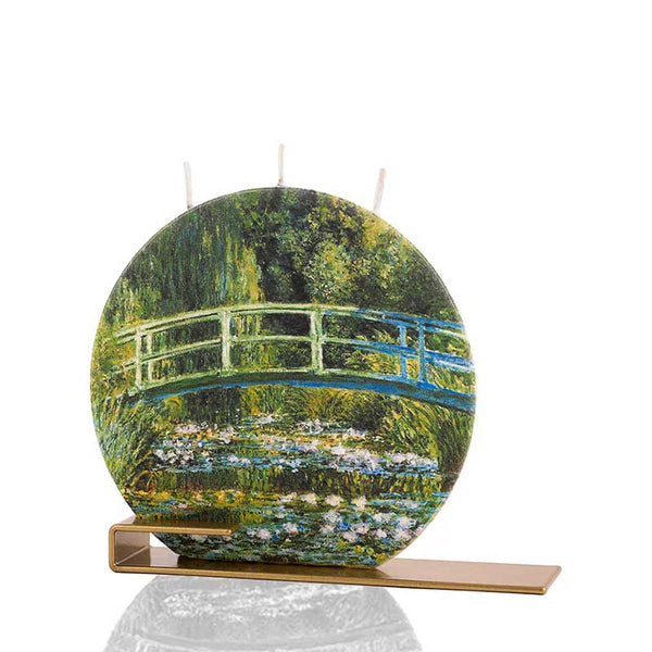 Flatyz Flachkerze - Claude Monet Die japanische Brücke Flatyz
