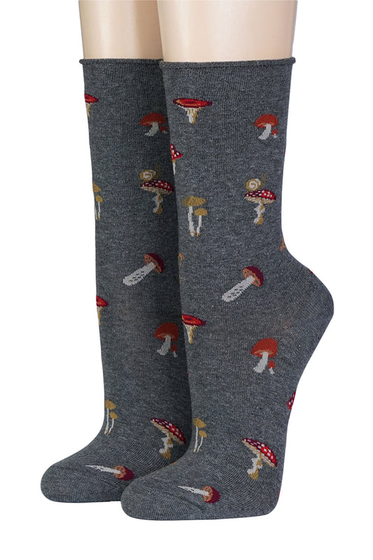 Socken Crönert Pilze Anthrazit