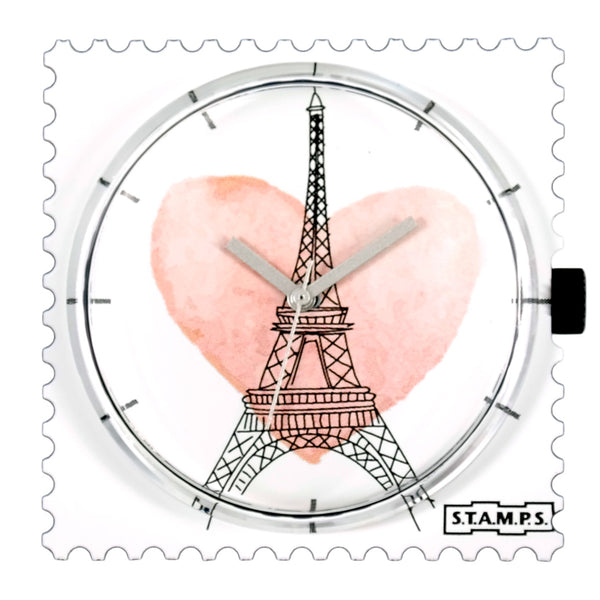 STAMPS Uhr Zifferblatt Paris