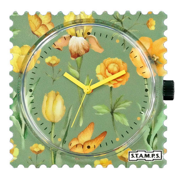 STAMPS Uhr helle Blüten