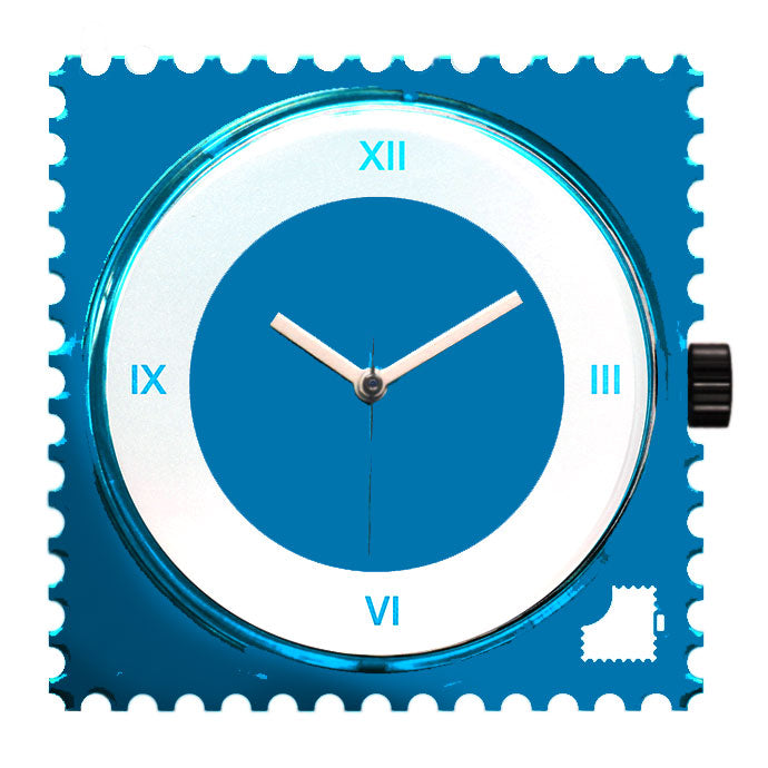 Stamps Zifferblatt einfarbig petrol