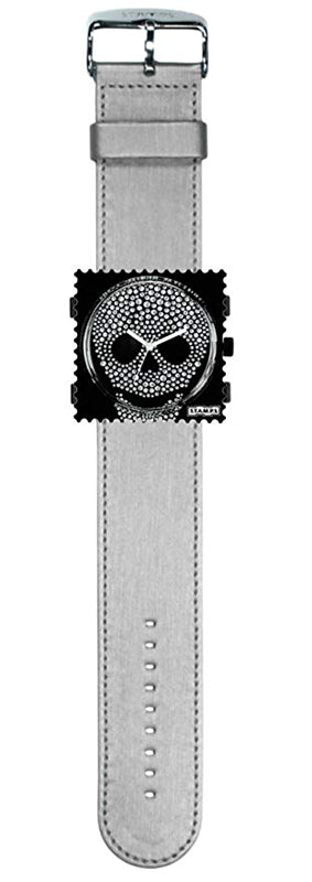 S.T.A.M.P.S. Uhr komplett - Zifferblatt Diamond Head mit Armband Satin Silver