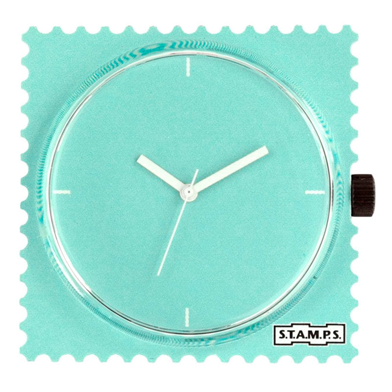 S.T.A.M.P.S. Zifferblatt  Crystal Sky  einfarbig himmelblau