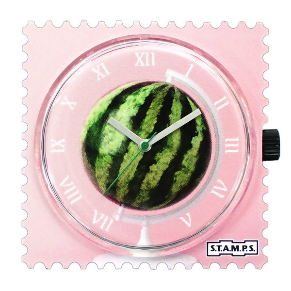 STAMPS Uhr Globus Melone