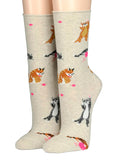 Crönert Socken Katzen 18316 Weiß 