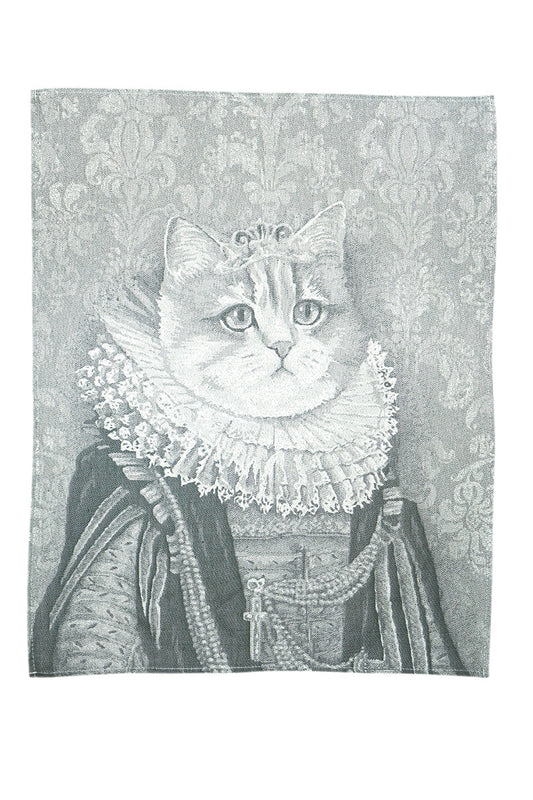 Geschirrtuch Katze Grau 50 x 65 cm 