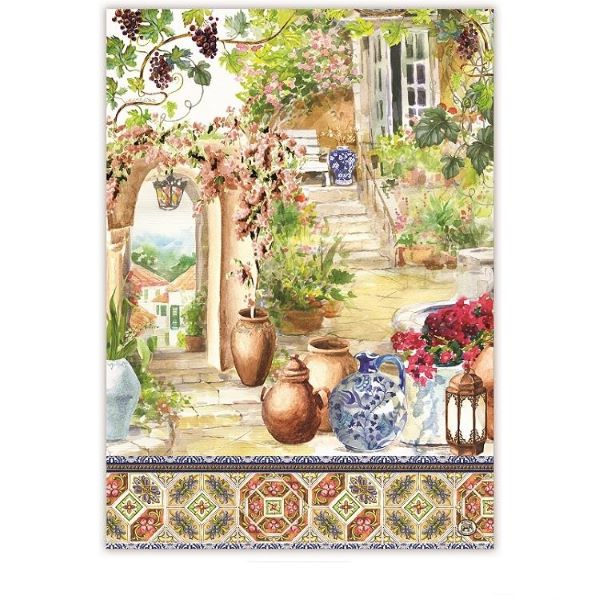 Kitchen Towel Tuscan Terrace 