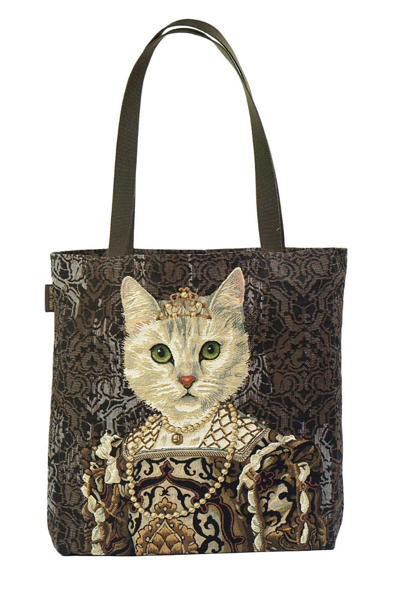 Gobelin Tasche mit Katzenporträt