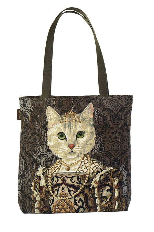 Gobelin Tasche mit Katzenporträt