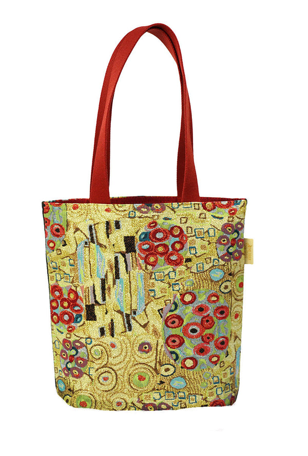 Belgian Tapestrie Shopping Bag Flowers nach Gustav Klimt