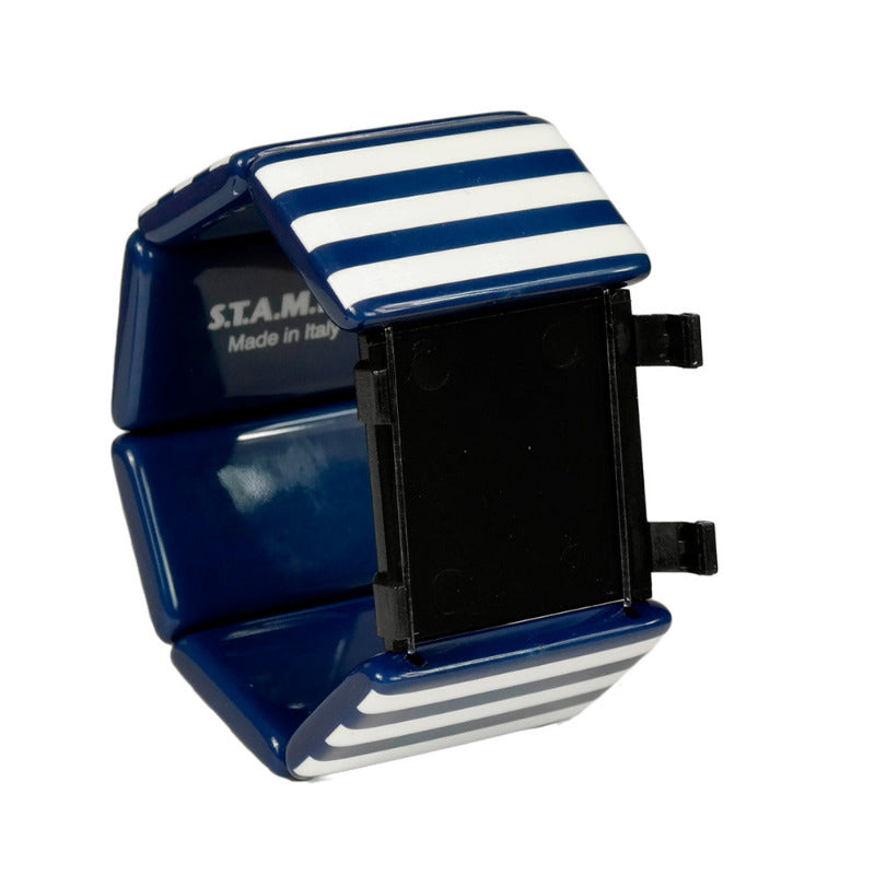 S.T.A.M.P.S. Armband Belta Stripes Blue & White