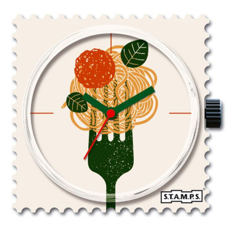 STAMPS Uhr Pasta auf einer Gabel