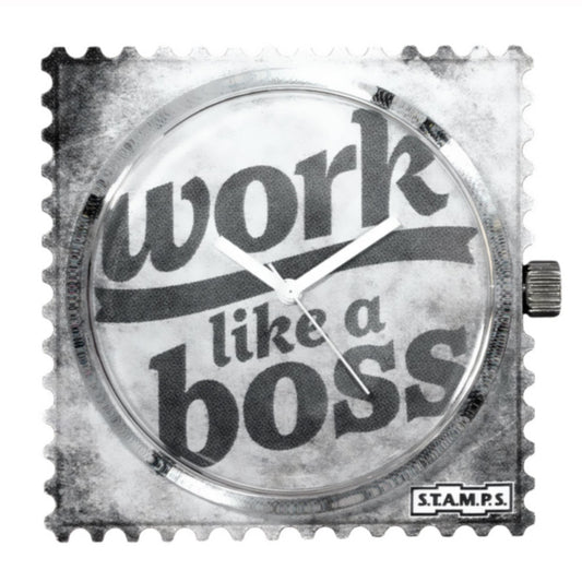 STAMPS Zifferblatt  Work like a Boss wasserfest S.T.A.M.P.S. Zifferblatt