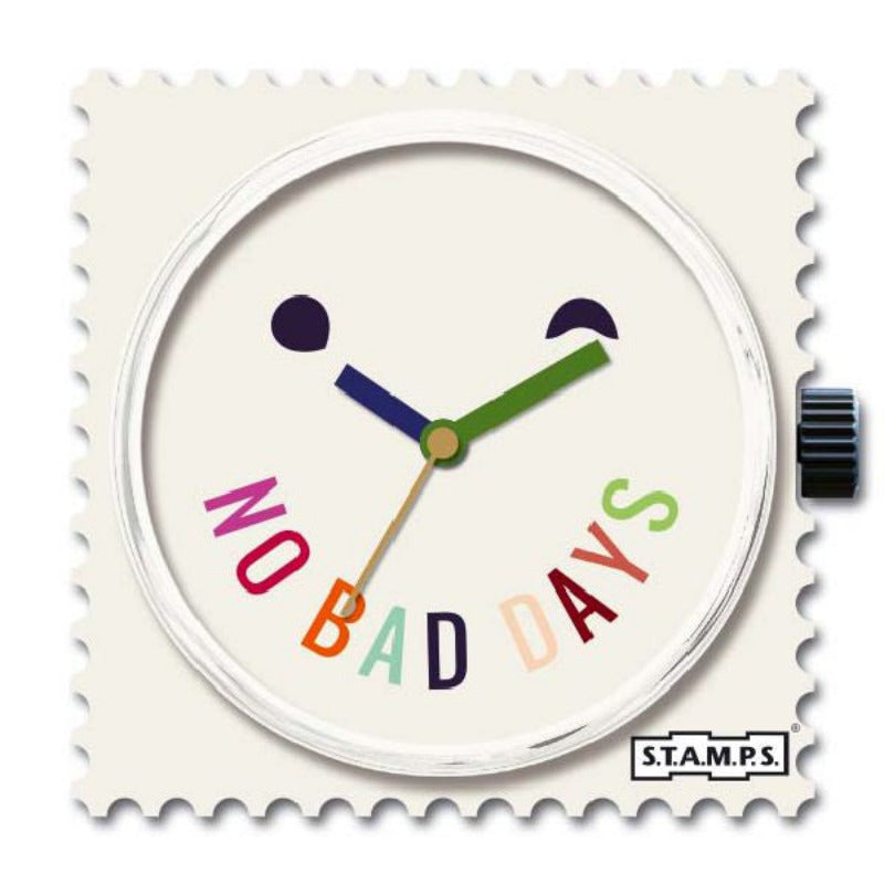 STAMPS Uhr mit Schriftzug - no bad days