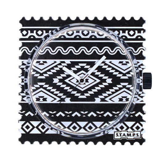 STAMPS Uhr Motiv geometrisches Muster