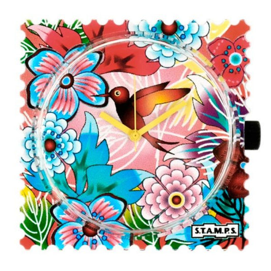 STAMPS Uhr Motiv  Bird of Paradise