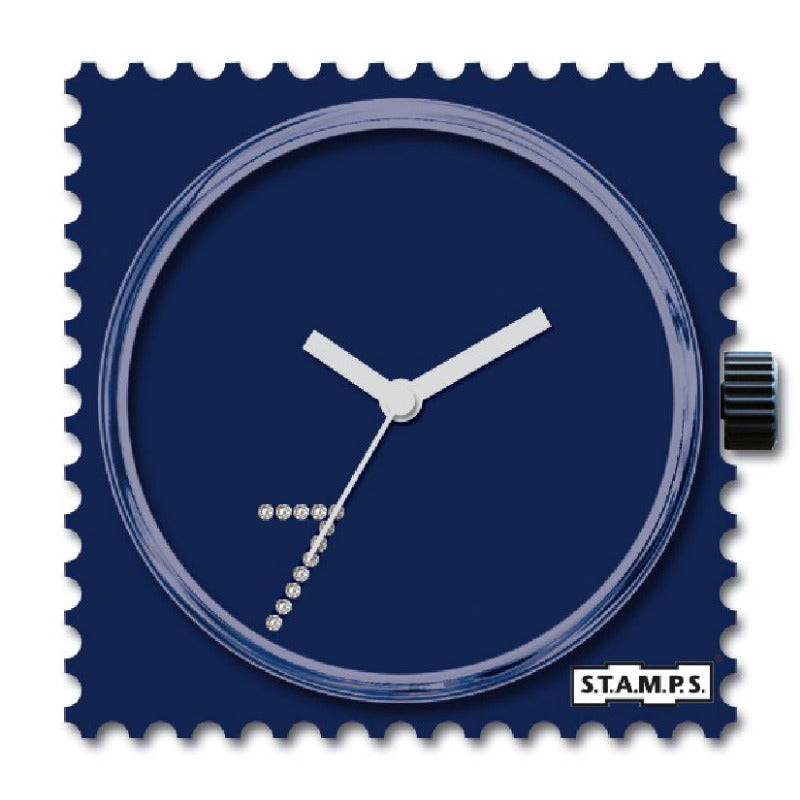 STAMPS Zifferblatt Diamond Blue Seven