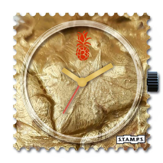STAMPS Uhr Goldene Ananas