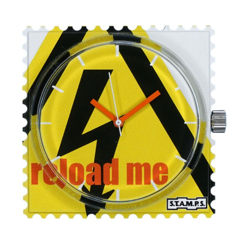 STAMPS Uhr Zifferblatt gezackter Pfeil