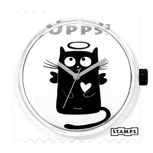 STAMPS Zifferblatt Upps! kleine Katze