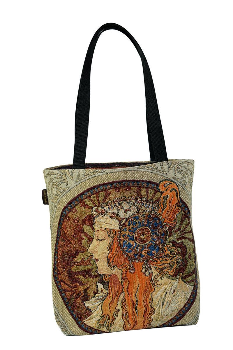 Gobelin Tasche nach Klimt Byzantinische Gesichter
