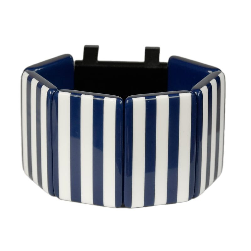 S.T.A.M.P.S. Armband Belta Stripes Blue & White
