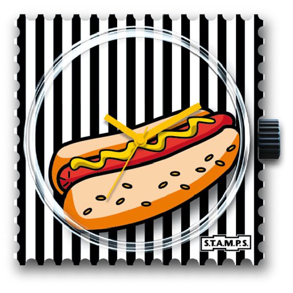 Stamps Uhr Hot dog