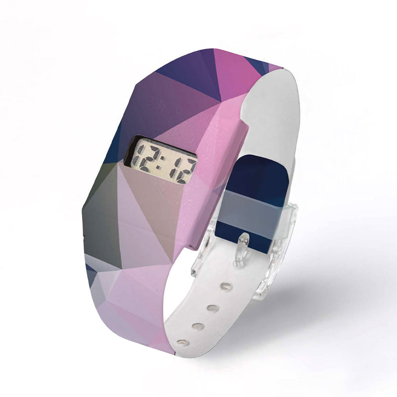 Pappwatch digitale Armbanduhr aus Tyvek® - Stella