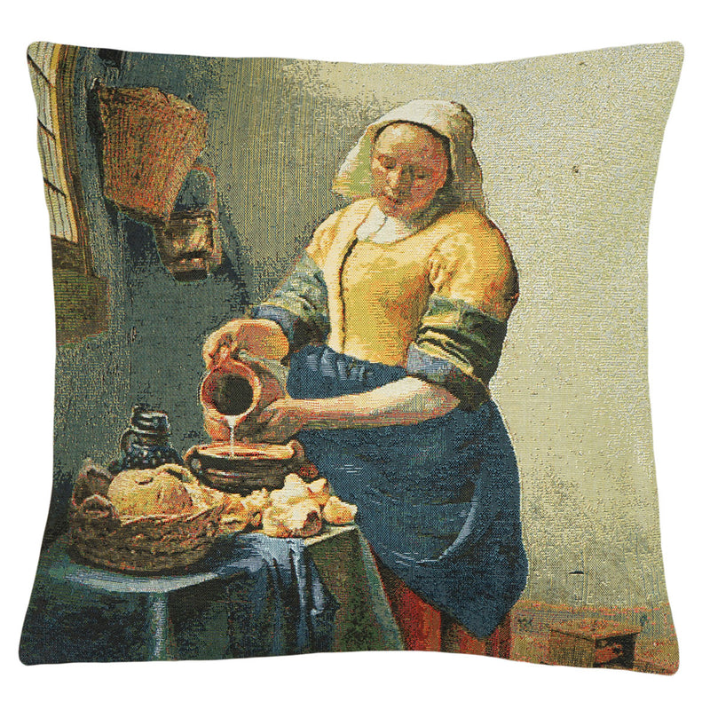 Kissenhülle 45 x 45 cm Gobelin Vermeer